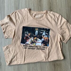 Graphic Short Sleeve Tee - Tan
